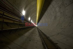 Drążenie tunelu pod Martwą Wisłą w Gdańsku