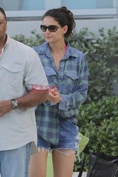 Katie Holmes and Suri Cruise wear bikinis 