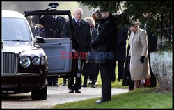 Queen Elizabeth at St. Mary Magdalene Church in Sandringham