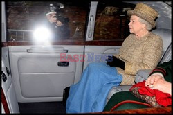 Queen Elizabeth at St. Mary Magdalene Church in Sandringham