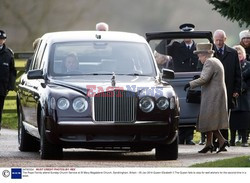 Queen Elizabeth at St. Mary Magdalene Church in Sandringham