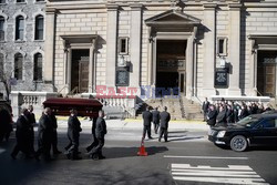 Phillip Seymour Hoffman's funeral 