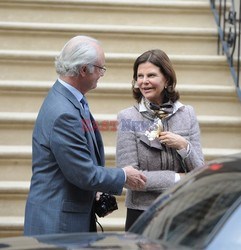 King and Queen of Sweden Carl XVI Gustaf and Silvia shopping at Bloomingdale's