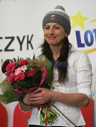 Justyna Kowalczyk wróciła do kraju