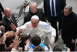 Papież Franciszek na spotkaniu Fundacji Libera