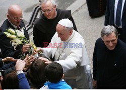 Papież Franciszek na spotkaniu Fundacji Libera