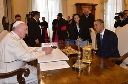 Barack Obama na audiencji u papieża Franciszka