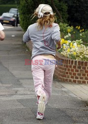 Geri Halliwell podczas joggingu