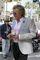 Rod Stewart i Penny Lancaster na zakupach