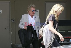 Rod Stewart i Penny Lancaster na zakupach