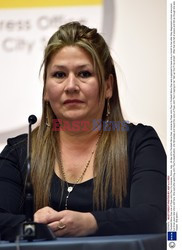 Konferencja prasowa z udziałem Floribeth Mora Diaz