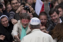 Papież Franciszek w polskim kościele w Rzymie