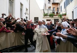 Papież Franciszek w polskim kościele w Rzymie