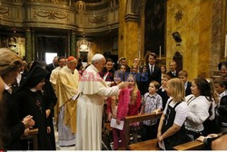 Papież Franciszek w polskim kościele w Rzymie