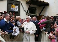 Papież Franciszek w polskim kościele w Rzymie