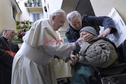 Papież Franciszek w polskim kościele w Rzymie