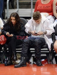 Celebrities watching NBA