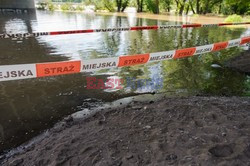 Wisła przekroczyła stan alarmowy w Warszawie