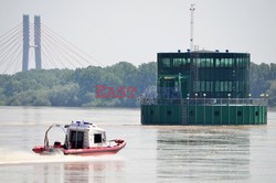 Wisła przekroczyła stan alarmowy w Warszawie