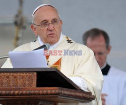 Papież Franciszek w Redipuglii