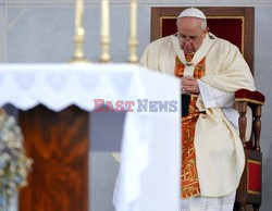 Papież Franciszek w Redipuglii