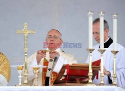 Papież Franciszek w Redipuglii