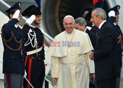 Papież Franciszek z wizytą w Tiranie