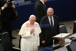 Papież Franciszek w Parlamencie Europejskim