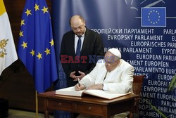 Papież Franciszek w Parlamencie Europejskim