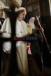 Patriarcha Bartłomiej pobłogosławił papieża Franciszka