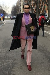 Street fashion w Mediolanie - zima 2015/16