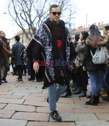 Street fashion w Mediolanie - zima 2015/16