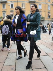 Street fashion w Mediolanie - zima 2015/16