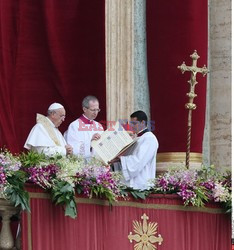 Papież Franciszek wygłasza orędzie Urbi et Orbi