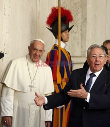 Raul Castro na audiencji u papieża Franciszka