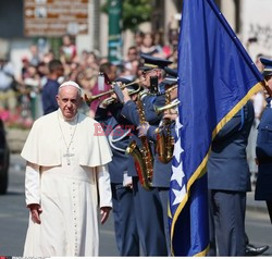 Papież Franciszek z wizytą w Bośni i Hercegowinie