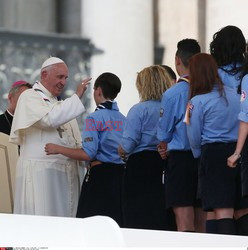 Papież Franciszek spotkał się ze skautami