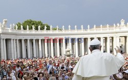 Papież Franciszek wsród wiernych