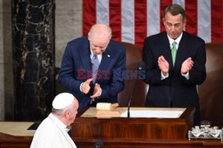 Papież Franciszek  przemawia w Kongresie USA 