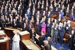 Papież Franciszek  przemawia w Kongresie USA 