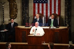 Papież Franciszek  przemawia w Kongresie USA 