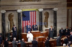 Papież Franciszek  przemawia w Kongresie USA 