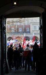 Manifestacja KOD w Krakowie