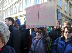 Manifestacja KOD w Krakowie