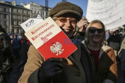 Manifestacja KOD w Krakowie