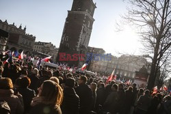 Manifestacja KOD w Krakowie