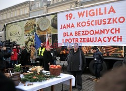 19. Wigilia Jana Kościuszki dla biednych i bezdomnych w Krakowie