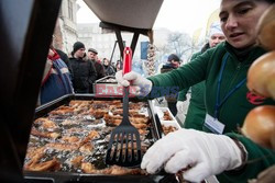 19. Wigilia Jana Kościuszki dla biednych i bezdomnych w Krakowie