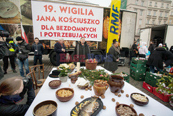 19. Wigilia Jana Kościuszki dla biednych i bezdomnych w Krakowie