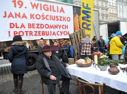 19. Wigilia Jana Kościuszki dla biednych i bezdomnych w Krakowie